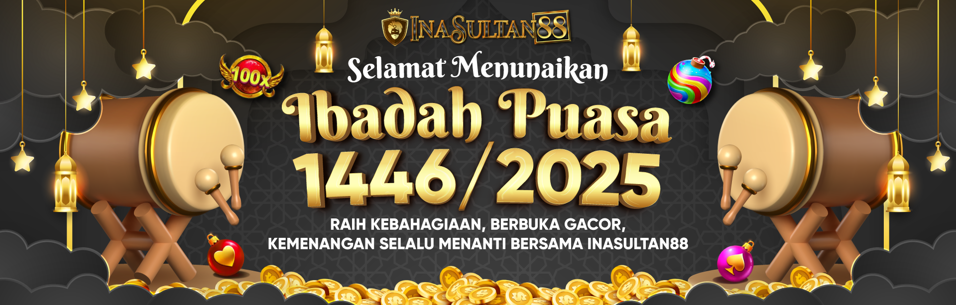 SELAMAT MENUNAIK AN IBADAH PUASA 2025 INASULTAN88 x INDOSULTAN88